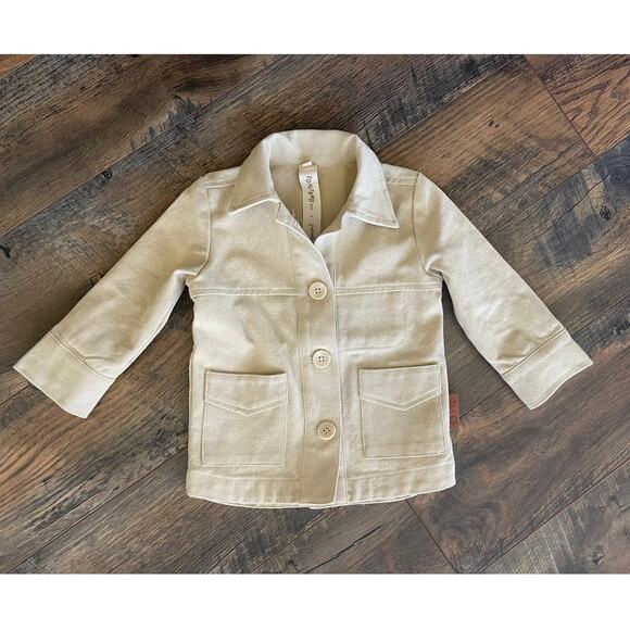 Like New Goumi Unisex Little Darling Baby/Toddler Canvas Canyon Coat 18-24m - Picture 1 of 8
